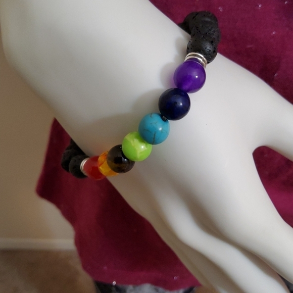 CHAKRA Healing Natural Bracelet - Picture 2 of 3